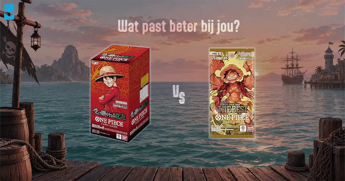 Japanse One Piece boosterboxen en booster packs bij Vexcards
