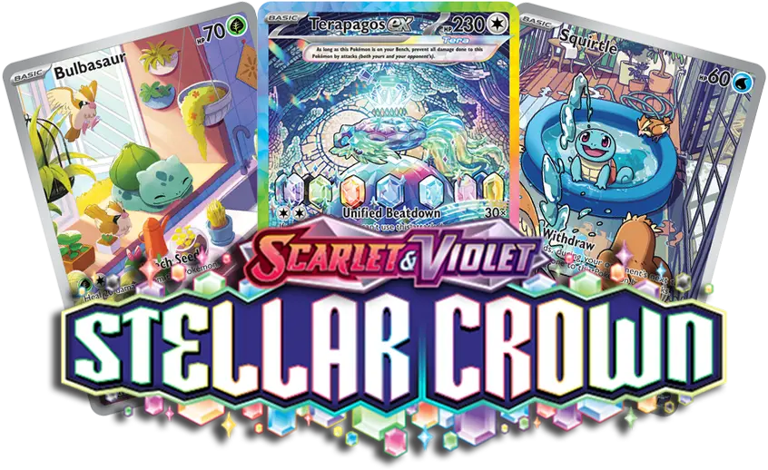 bulbasaur terapagos ex squirtle art