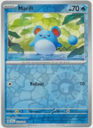 Marill 033/142 - Vexcards