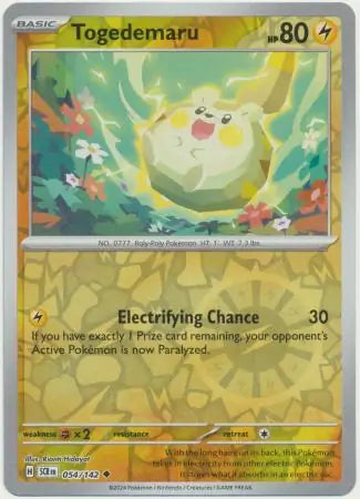Togedemaru 54/142 - Vexcards