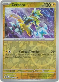 Thumbnail for Zeraora 55/142 - Vexcards