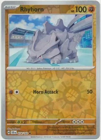 Rhyhorn 74/142 - Vexcards