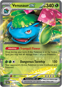 Thumbnail for venusaur ex stellar crown losse pokemon kaart 340 power
