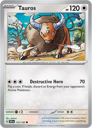 Tauros 112/142 - Vexcards