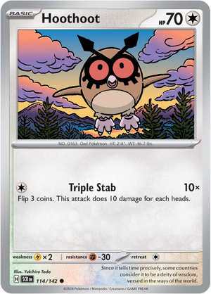 Hoothoot 114/142 - Vexcards