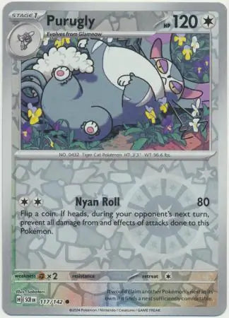 Purugly 117/142 - Vexcards