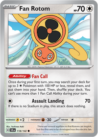 Thumbnail for Fan Rotom 118/142 - Vexcards