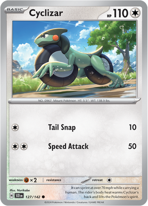 Cyclizar 127/142 - Vexcards