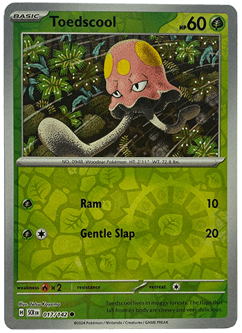 Toedscool 017/142 Reverse Holo - Vexcards