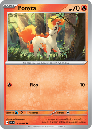 Ponyta 019/142 Reverse Holo - Vexcards