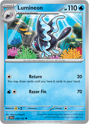Lumineon 036/142 - Vexcards