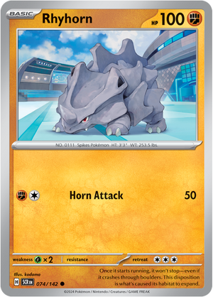 Rhyhorn 74/142 - Vexcards