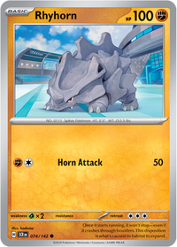 Thumbnail for Rhyhorn 74/142 - Vexcards