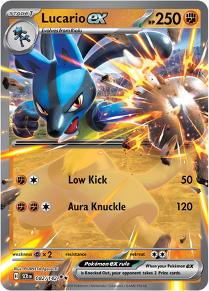 Lucario ex 82/142 - Vexcards
