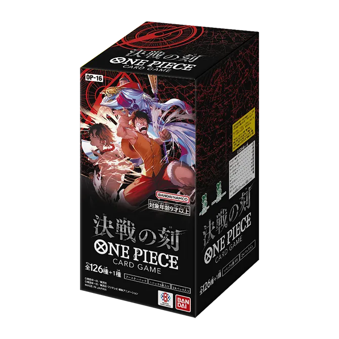 Bandai One Piece Card Game OP-16 The Time of Battle Boosterbox Japans