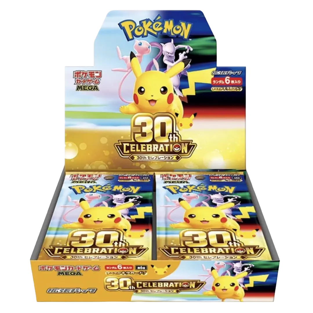 Pokémon Card Game MEGA: 30th Celebration m6a Japans Boosterbox pre-order