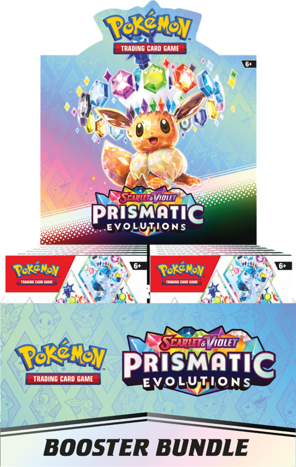 Prismatic Evolutions Pokémon TCG Booster Bundle Display - Vexcards