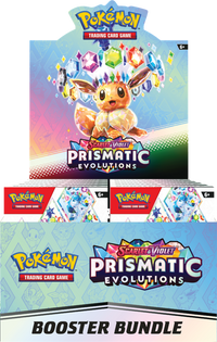Thumbnail for Prismatic Evolutions Pokémon TCG Booster Bundle Display - Vexcards