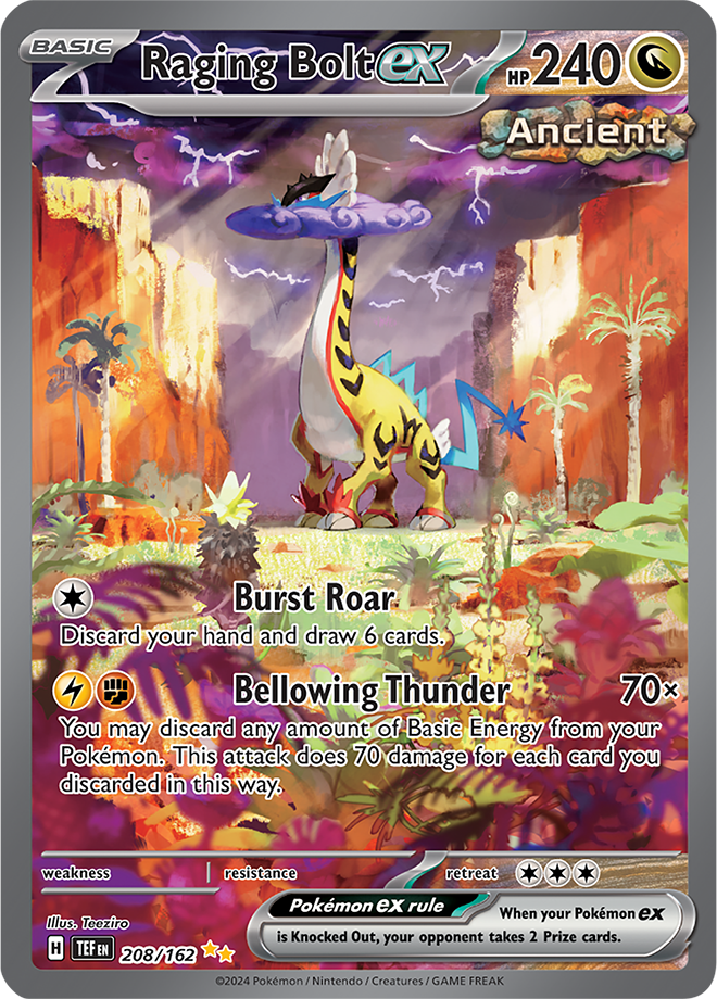 Raging Bolt ex 208/162 - Vexcards