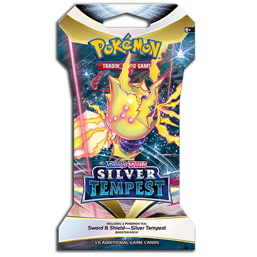 Pokémon TCG Sword & Shield Sleeved Booster Pack Silver Tempest - Vexcards