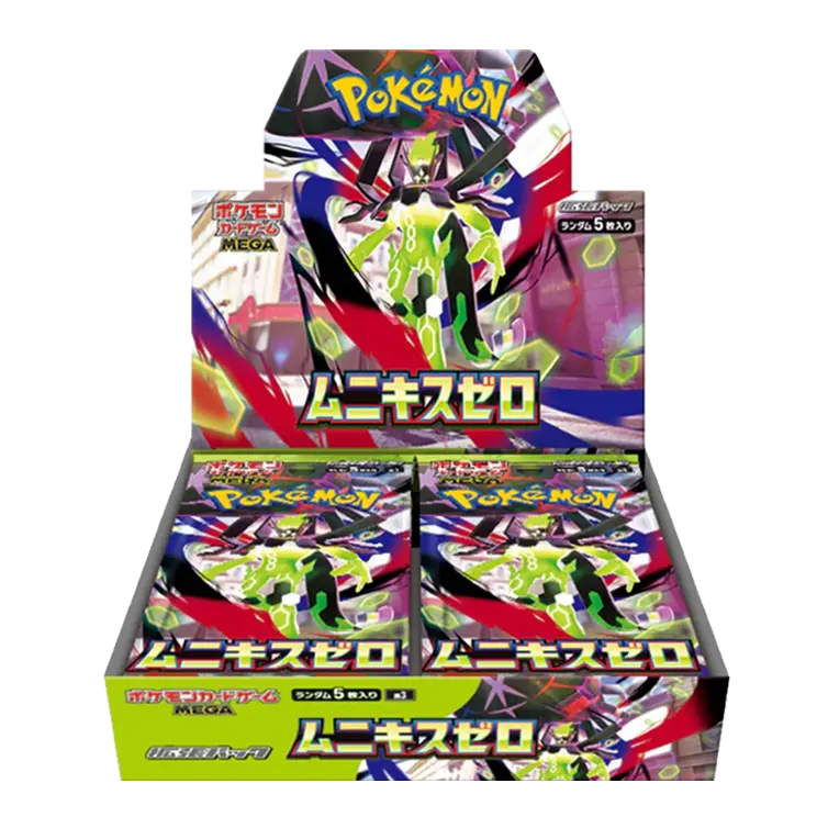 The Pokémon Company Pokémon Card Game Munikis Zero (ムニキスゼロ) M3 boosterbox Japans geseald voorkant