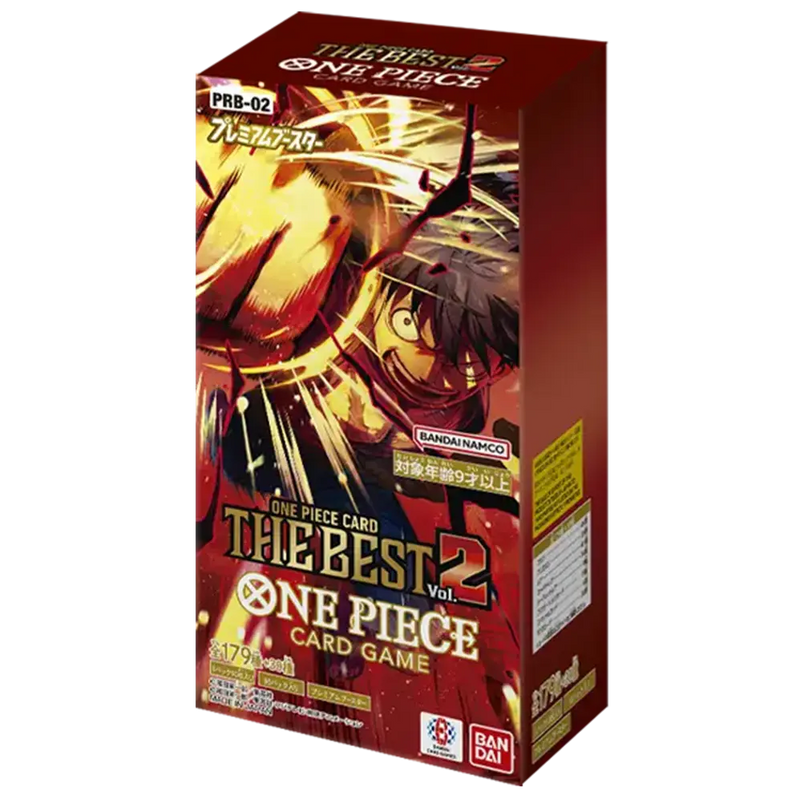 Japanse One Piece PRB-02 The Best Vol. 2 boosterbox, gesloten verpakking.