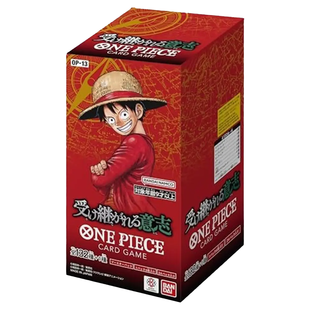 Bandai One Piece Card Game OP-13 – Carrying On His Will Boosterbox Japans Vexcards