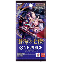 Bandai Namco One Piece Card Game OP-14 The Azure Sea’s Seven booster pack Japans voorkant