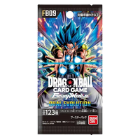 Japanse Dragon Ball Super Card Game Fusion World FB09 Dual Evolution booster pack.