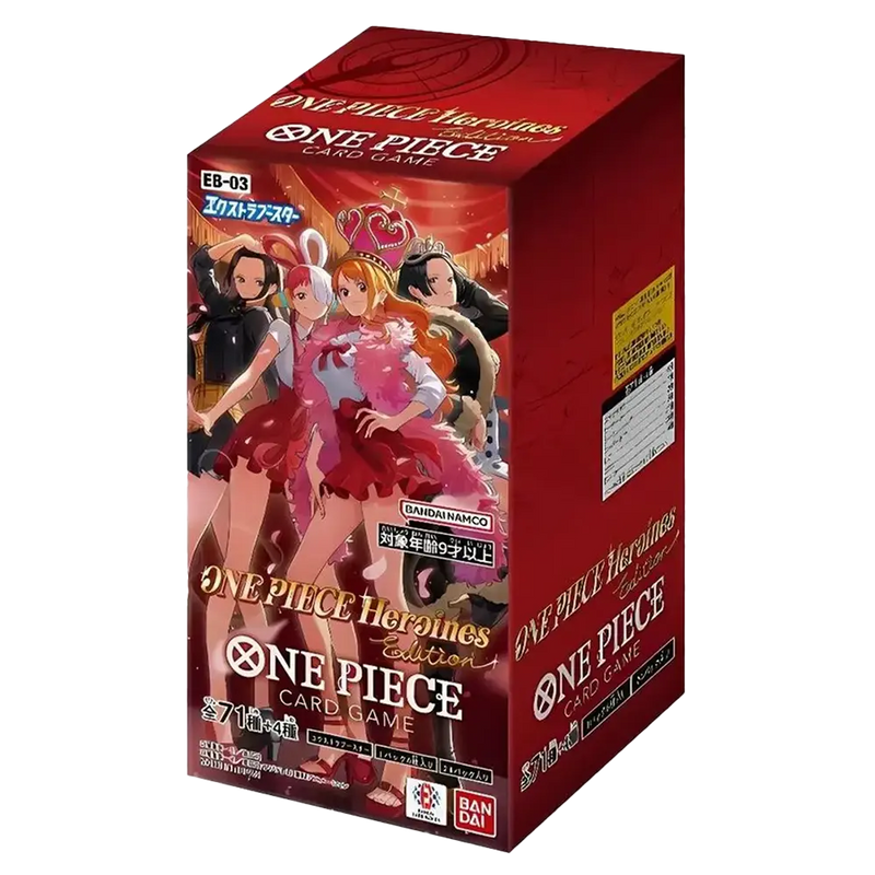 Japanische One Piece EB-03 Heroines Edition-Boosterbox, geschlossene Verpackung.