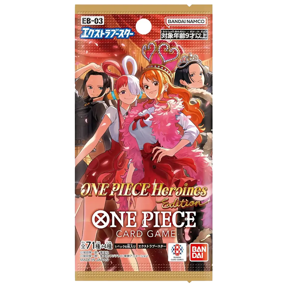 Japanse One Piece EB-03 Heroines Edition booster pack, voorkant.