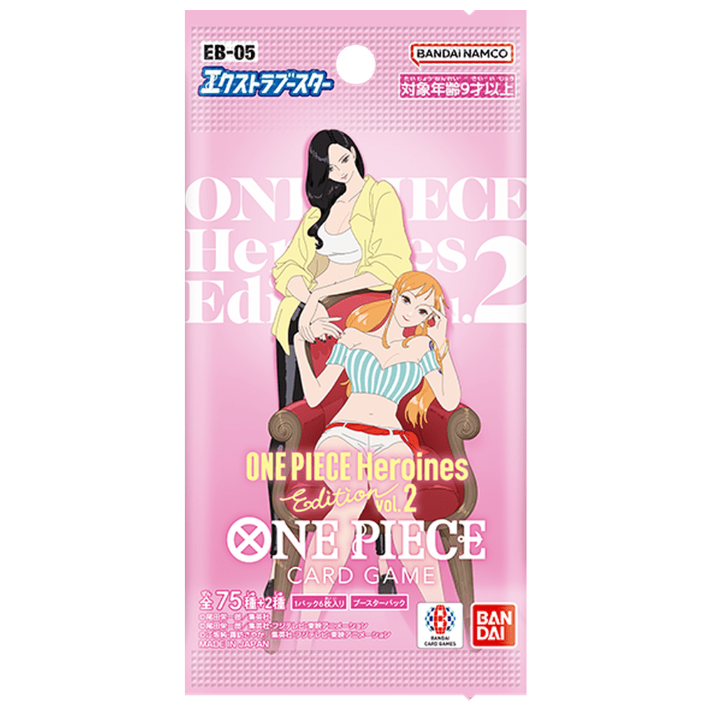 Japanse One Piece EB-05 Heroines Edition Vol. 2 booster pack, voorkant.
