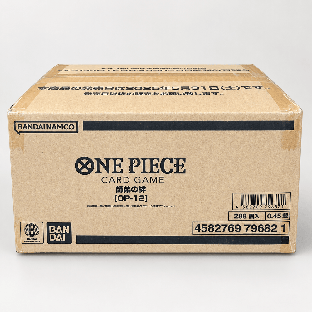 One Piece OP-12 Sealed Case Japans 12x Booster Boxen