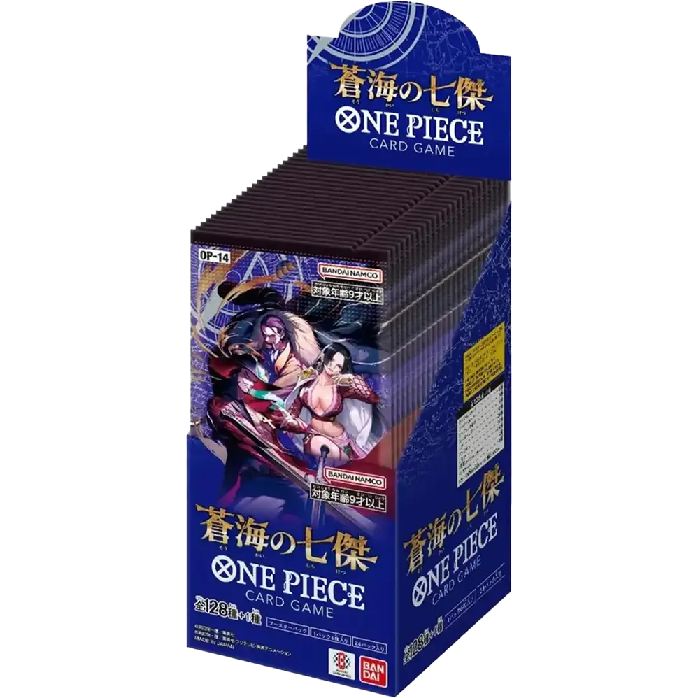 OP-14 Bandai One Piece Card Game The Azure Sea's Seven Boosterbox Japans - One Piece - Vexcards