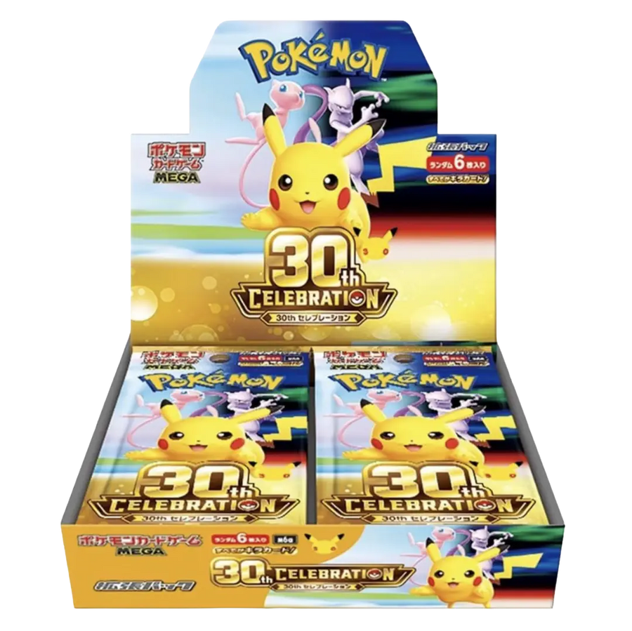 Pokémon Card Game MEGA: 30th Celebration m6a Japans Boosterbox pre-order