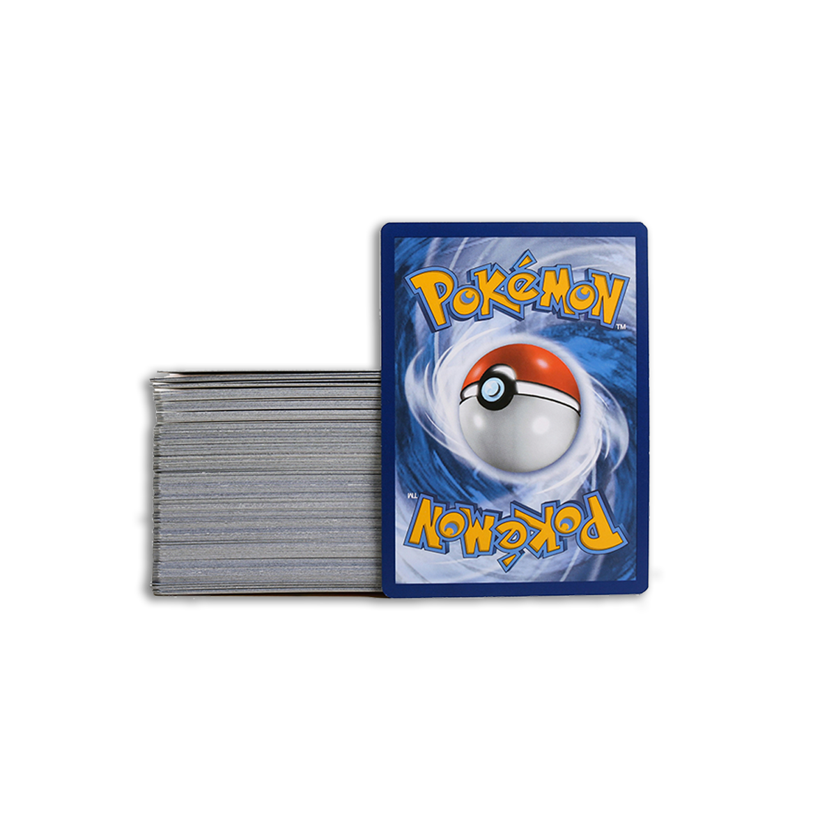 Pokémon kaarten stapel met sterke pokemon