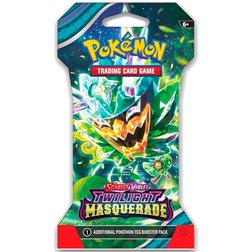 twilight masquerade sleeved booster pack met 10 pokemon kaarten